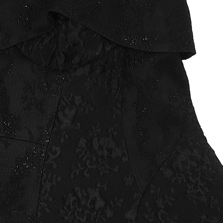 Simone Rocha Bustier Patchwork Top Black