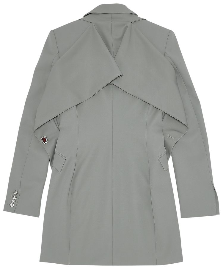 YProject Multi Panel Blazer Dress Muted Mint