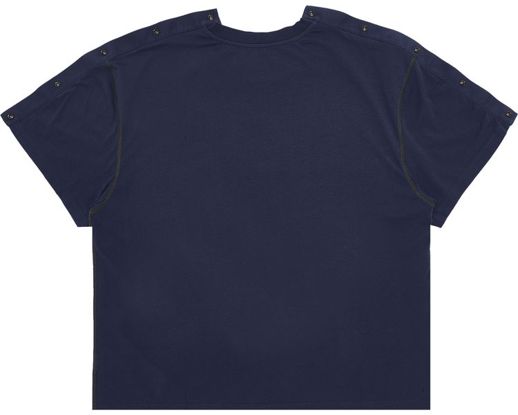YProject Triple Snap T Shirt BlackMoss GreenNavy