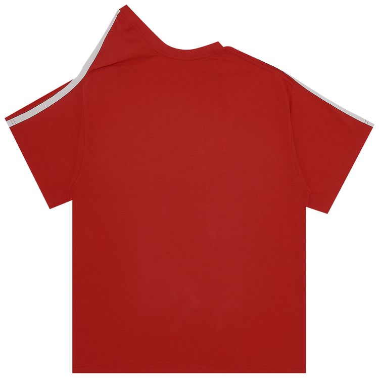 YProject Y Logo Clip Shoulder T Shirt RedWhite