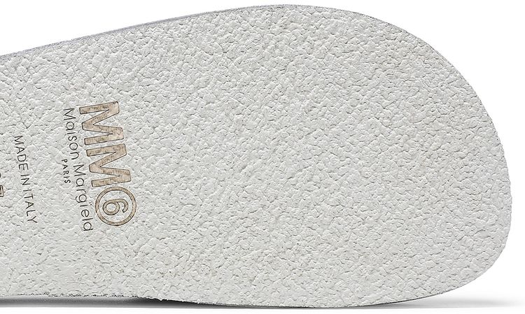 MM6 Maison Margiela Wmns Hotel Pool Slide Silver