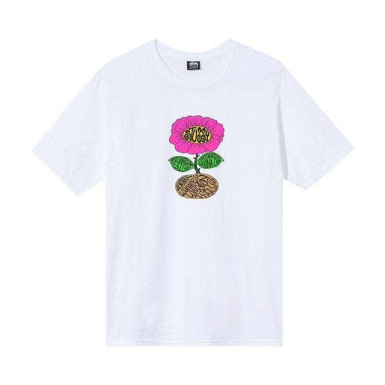 Stussy Sunflower Tee White