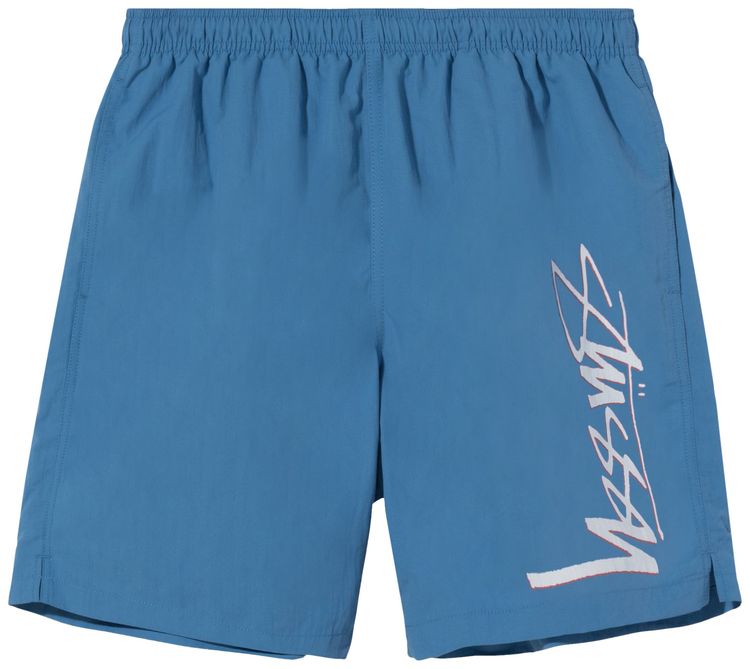 Stussy Smooth Stock Water Short Blue