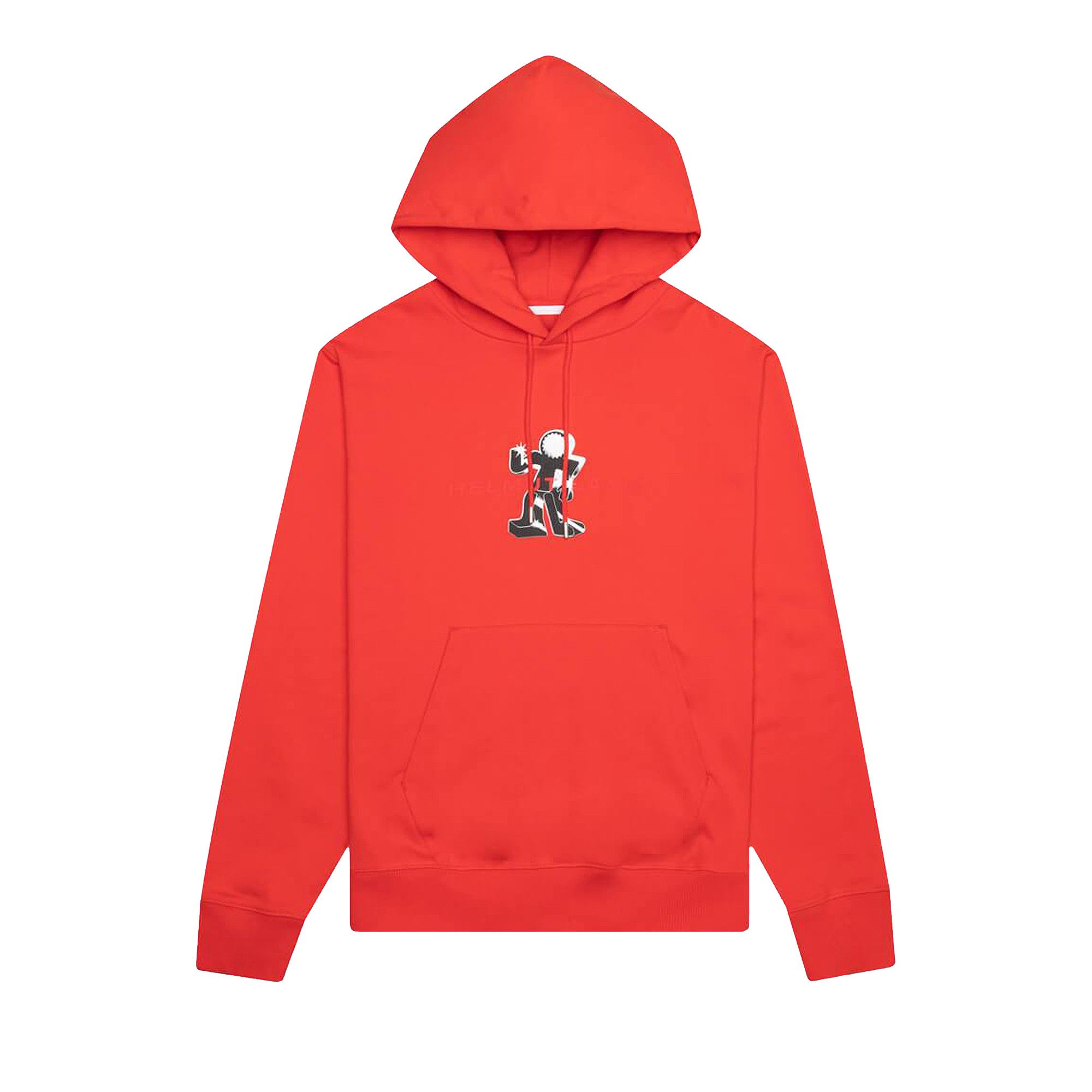 Helmut lang red hoodie outlet