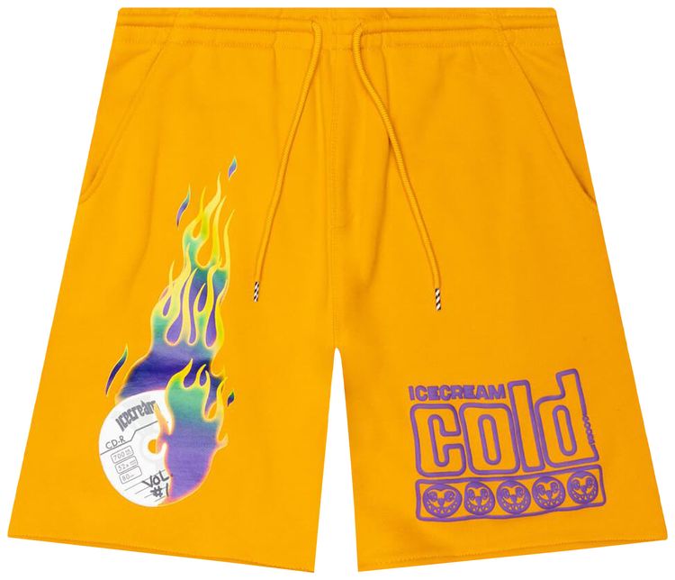 Icecream Disc Short Golden Yellow