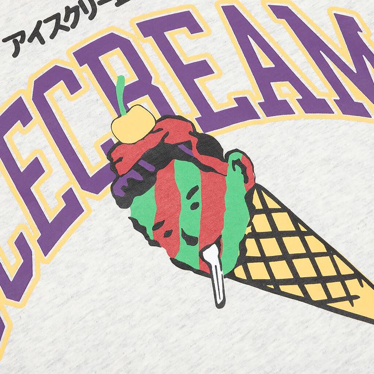 Icecream College Tee Light Heather Grey