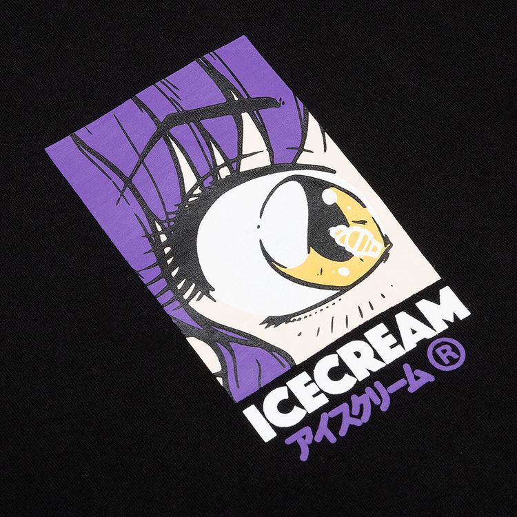 Icecream Anime Tee Black