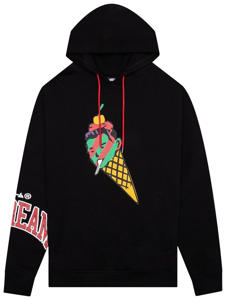 Icecream Cone Man Hoodie Black