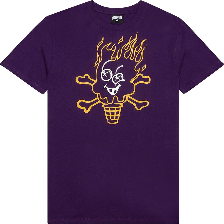 Icecream Sad Cone Tee 'Acai'