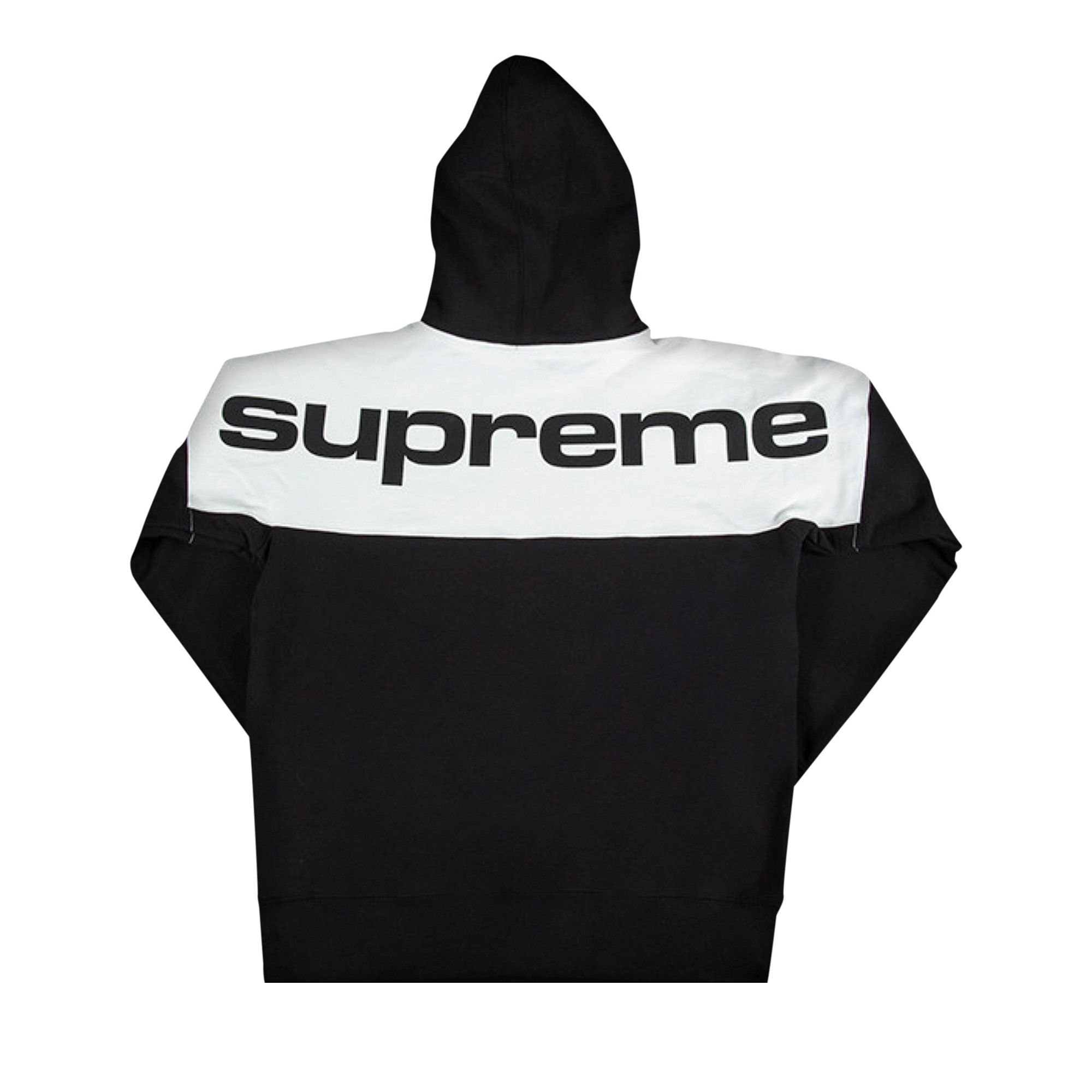 Size xl Supreme Blocked Hooded Sweatshirt 'Black'