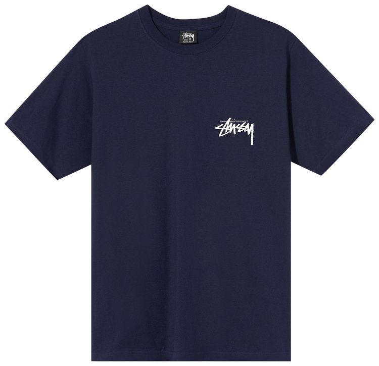 Stussy Peace Sign Tee Navy