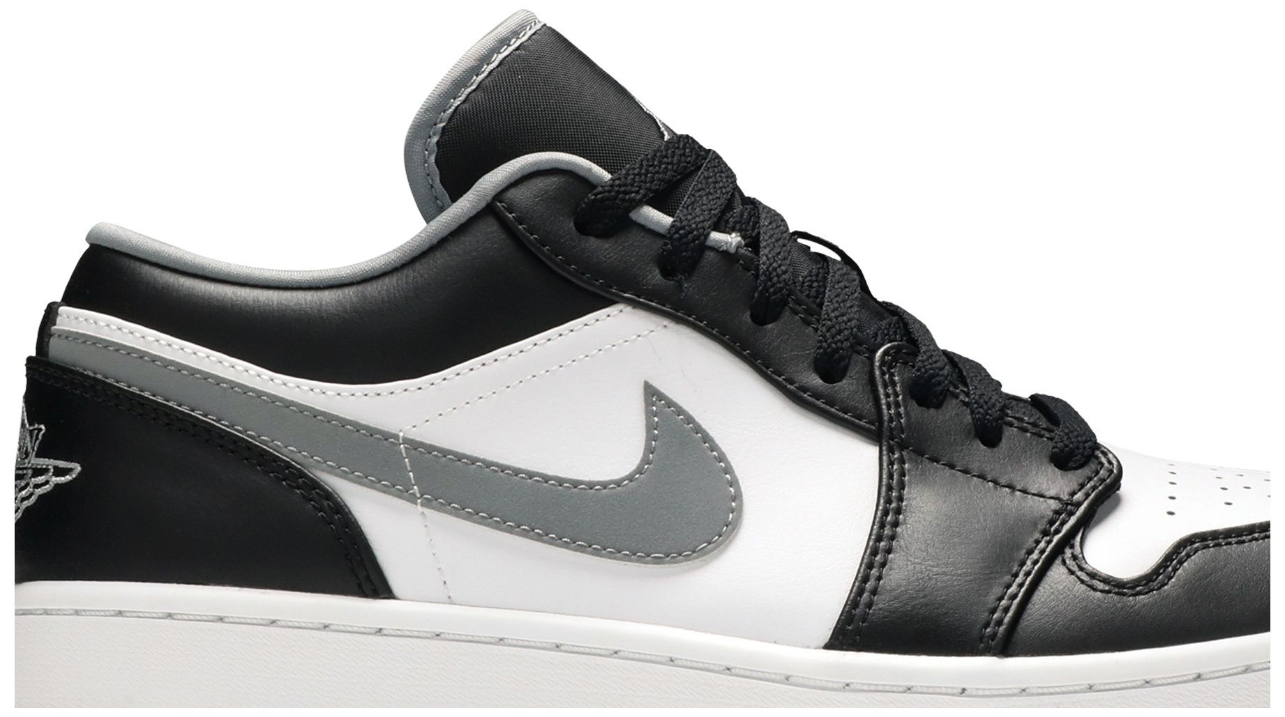 low jordan 1 black and grey