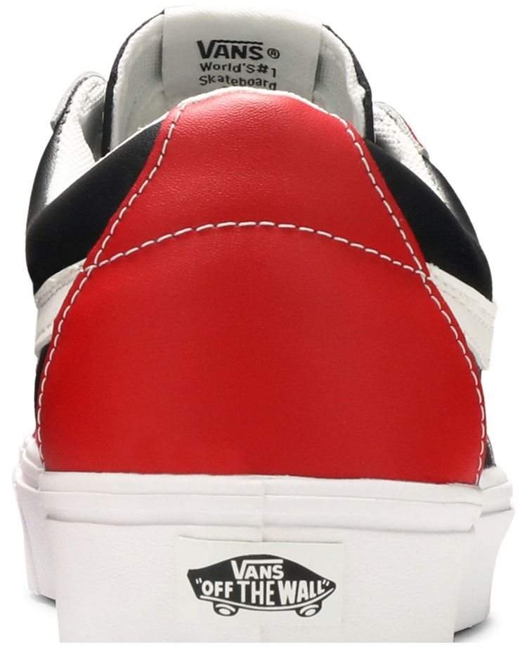 Vans Sk8 Low ComfyCush Leather   Red
