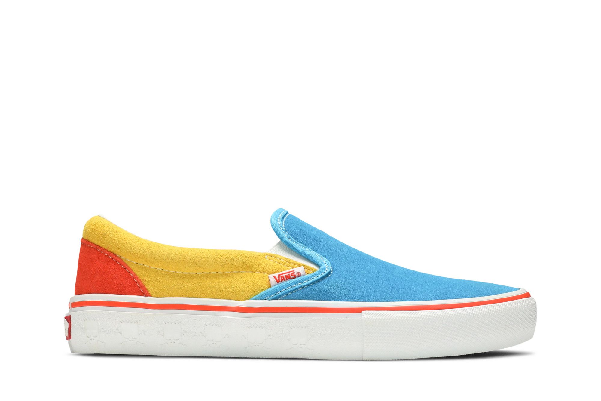 Vans simpsons slip on hot sale