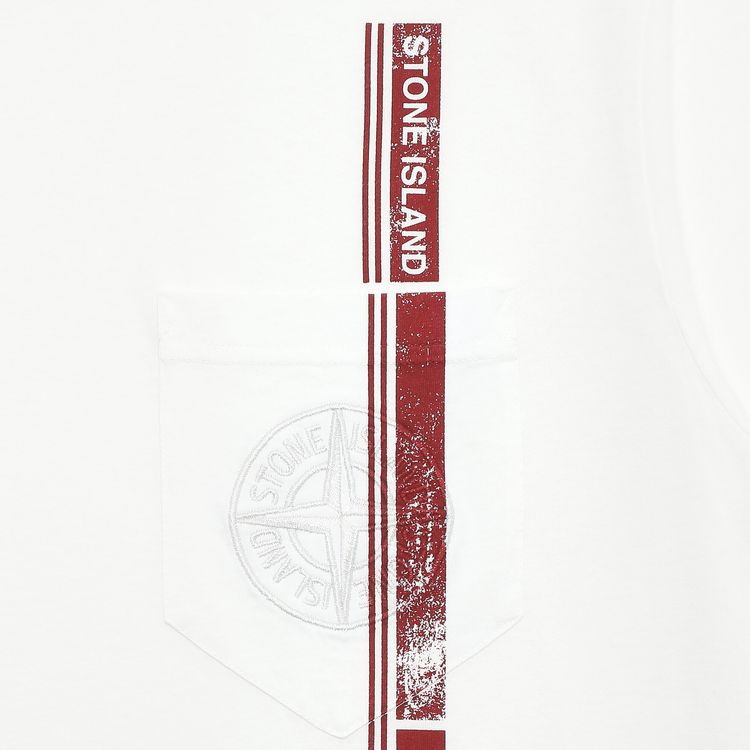 Stone Island Logo T Shirt White