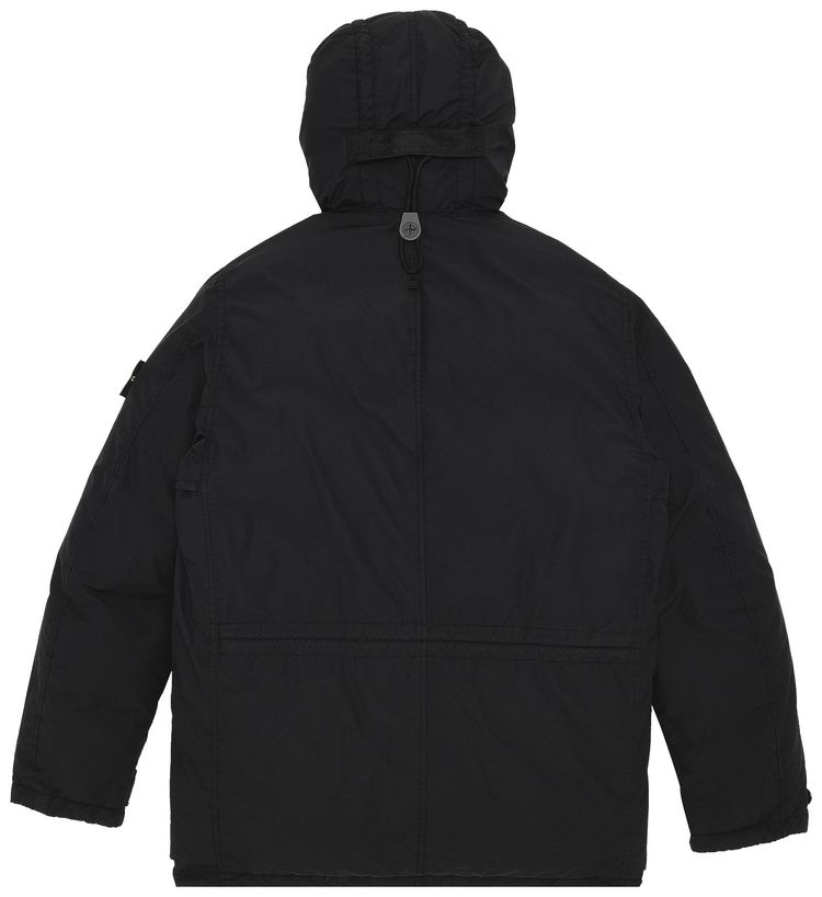 Stone Island Real Down Jacket Black