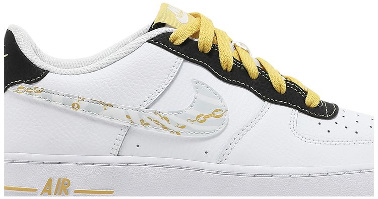 Nike Air Force 1 07 LV8 GS Gold Links Zebra Print