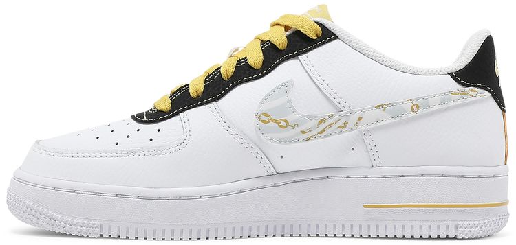 Nike Air Force 1 07 LV8 GS Gold Links Zebra Print