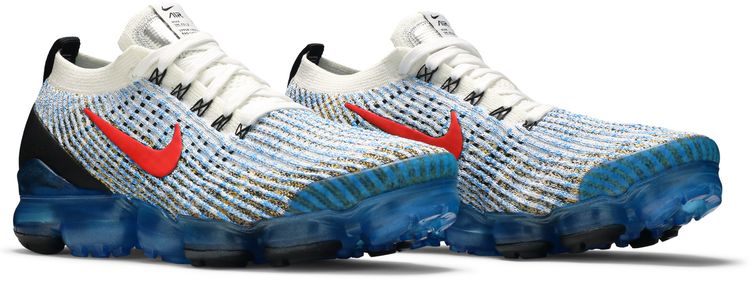 Nike Air VaporMax Flyknit 3 Photo Blue Gold