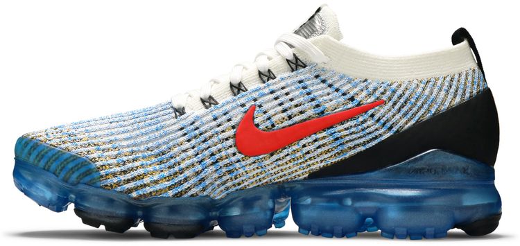 Nike Air VaporMax Flyknit 3 Photo Blue Gold