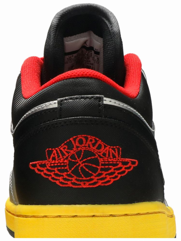 Air Jordan 1 Low Silver Black Yellow