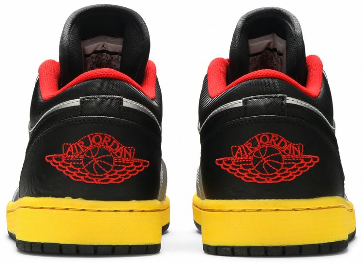 Air Jordan 1 Low Silver Black Yellow