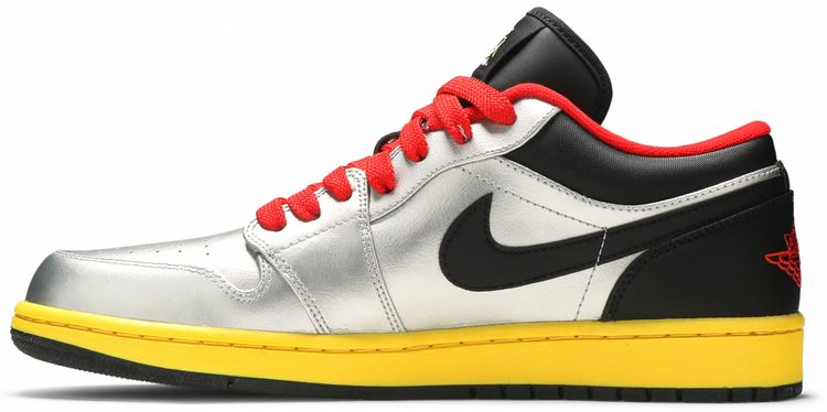 Air Jordan 1 Low Silver Black Yellow