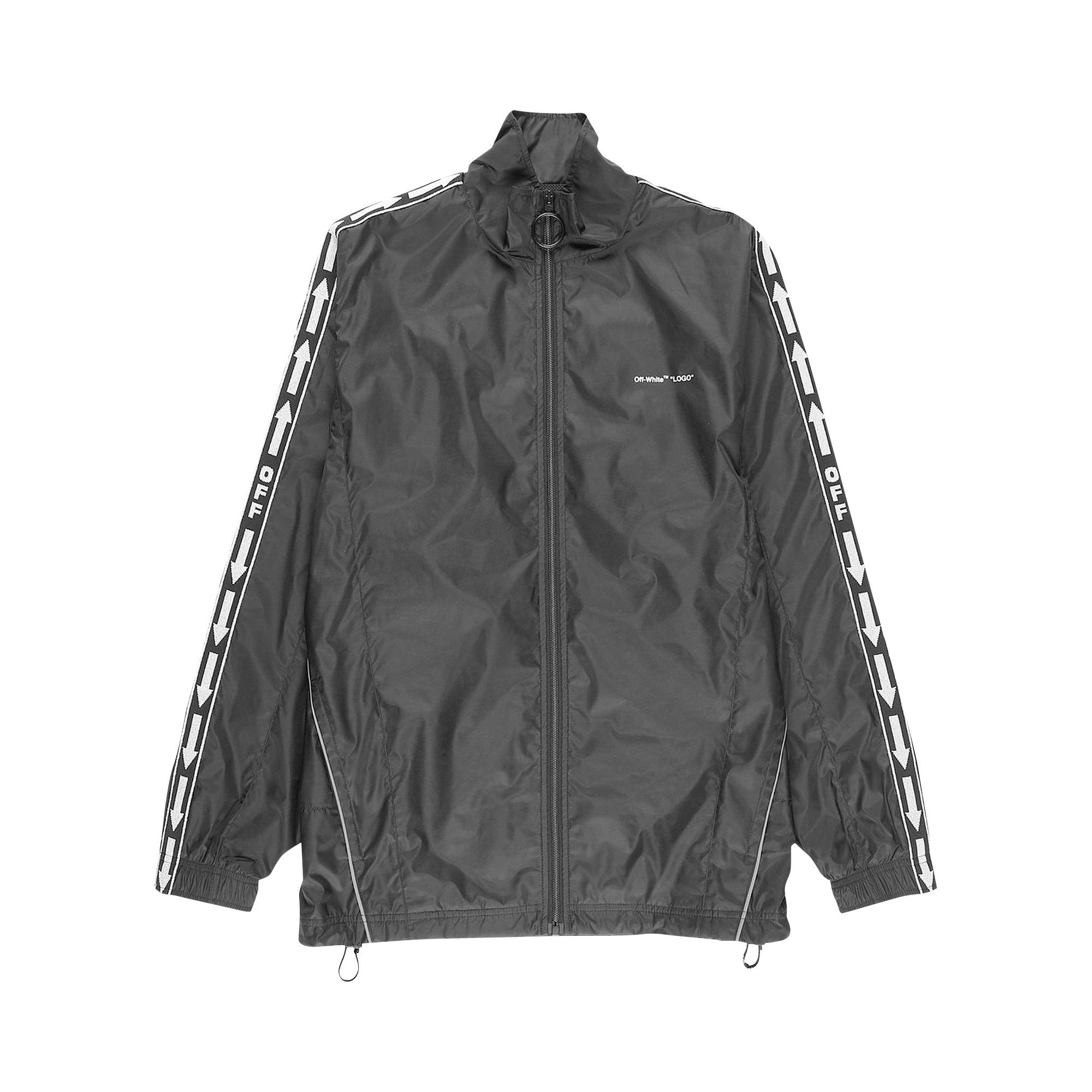 Off white track jacket top