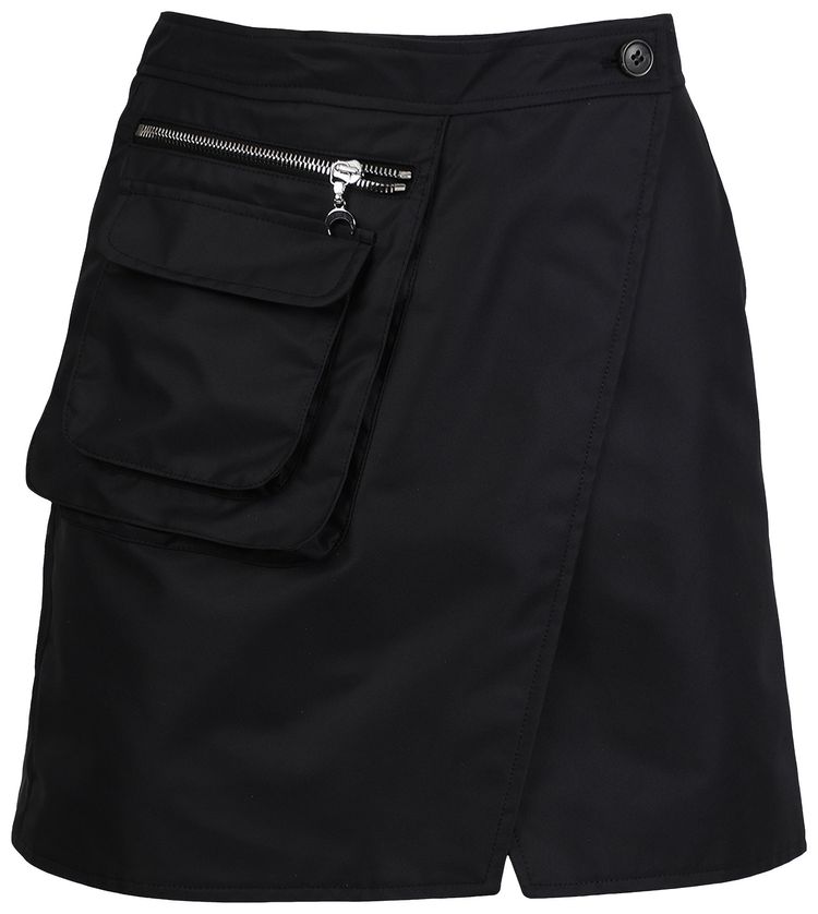 Marine Serre Survival Cycling Mini Skirt Black