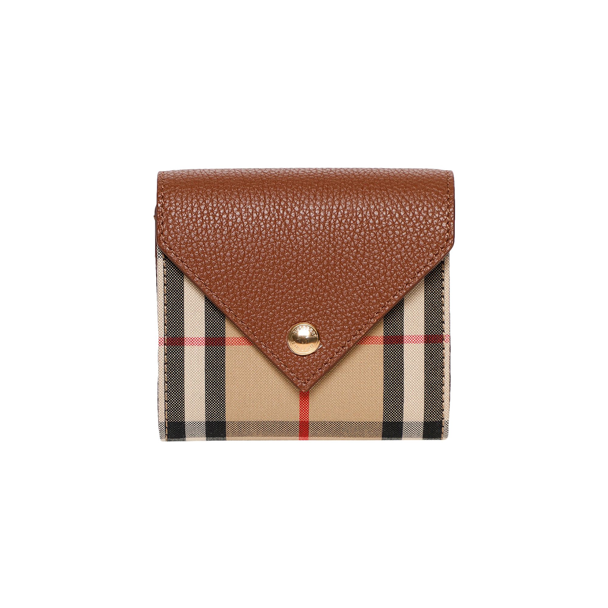 burberry vintage check card case