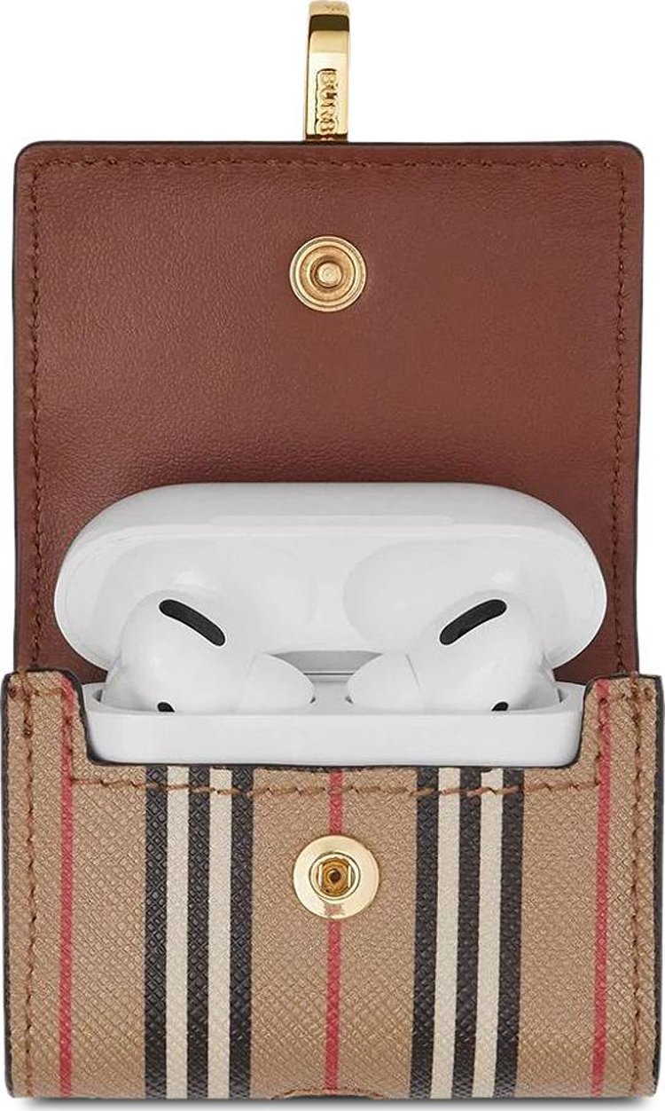 Burberry Icon Stripe Airpod Pro Case Archive Beige