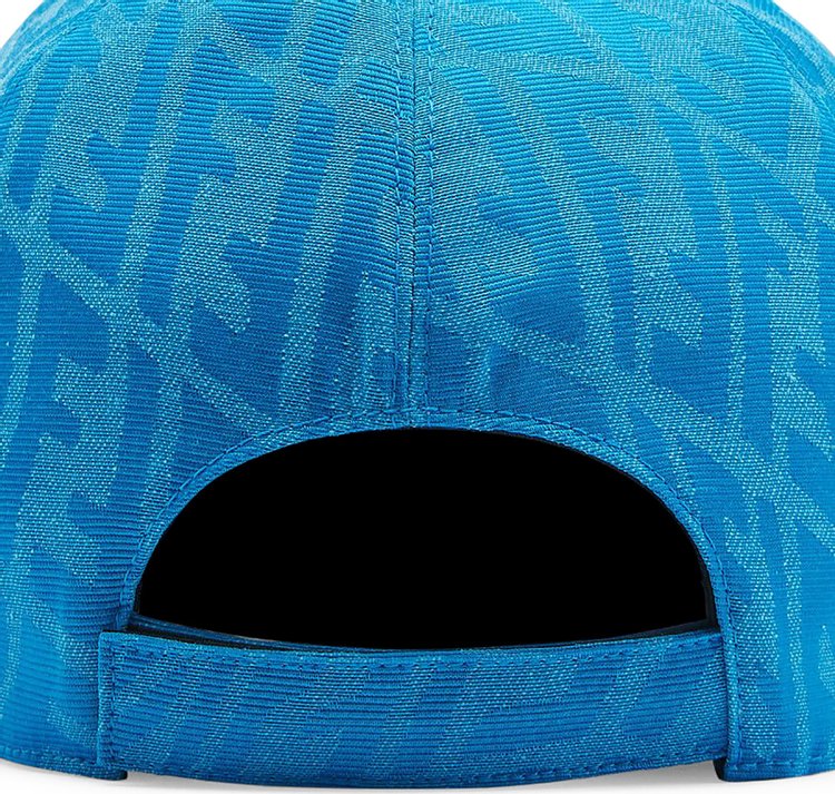 Fendi FF Print Baseball Cap Light Blue