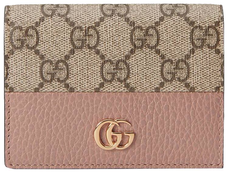 Gucci GG Marmont Card Case Porcelain Rose