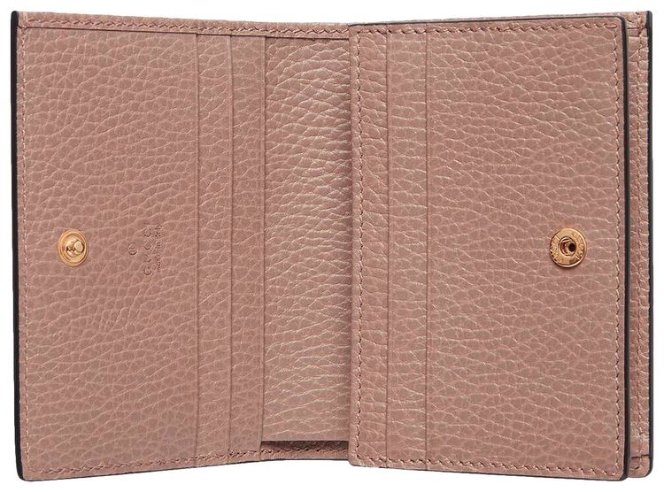 Gucci GG Marmont Card Case Porcelain Rose