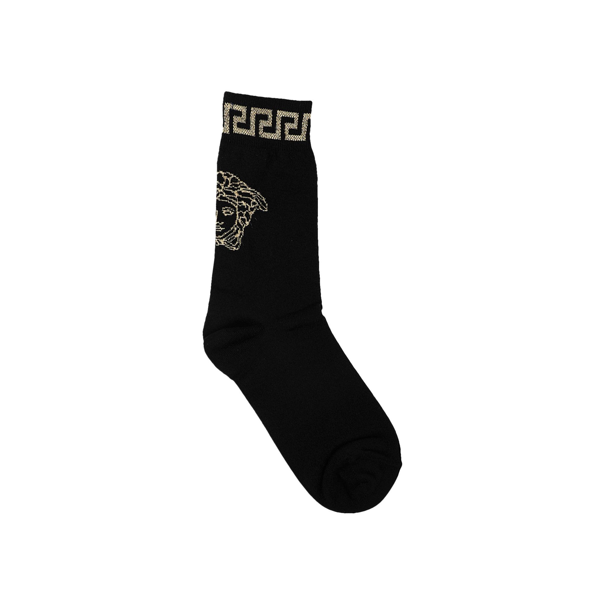 Buy Versace Medusa Socks Black Gold 1001546 1A01221 2B030 GOAT