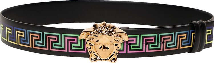 Buy Versace La Medusa Greca Neon Print Belt 'Black/Multicolor' - DCU6705  1A00872 5B02V | GOAT