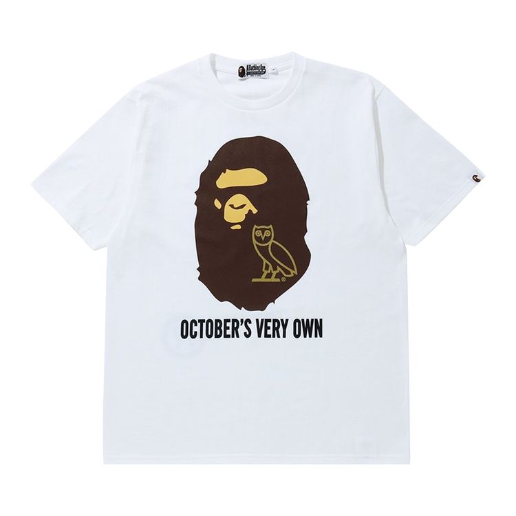 BAPE x OVO Tee White