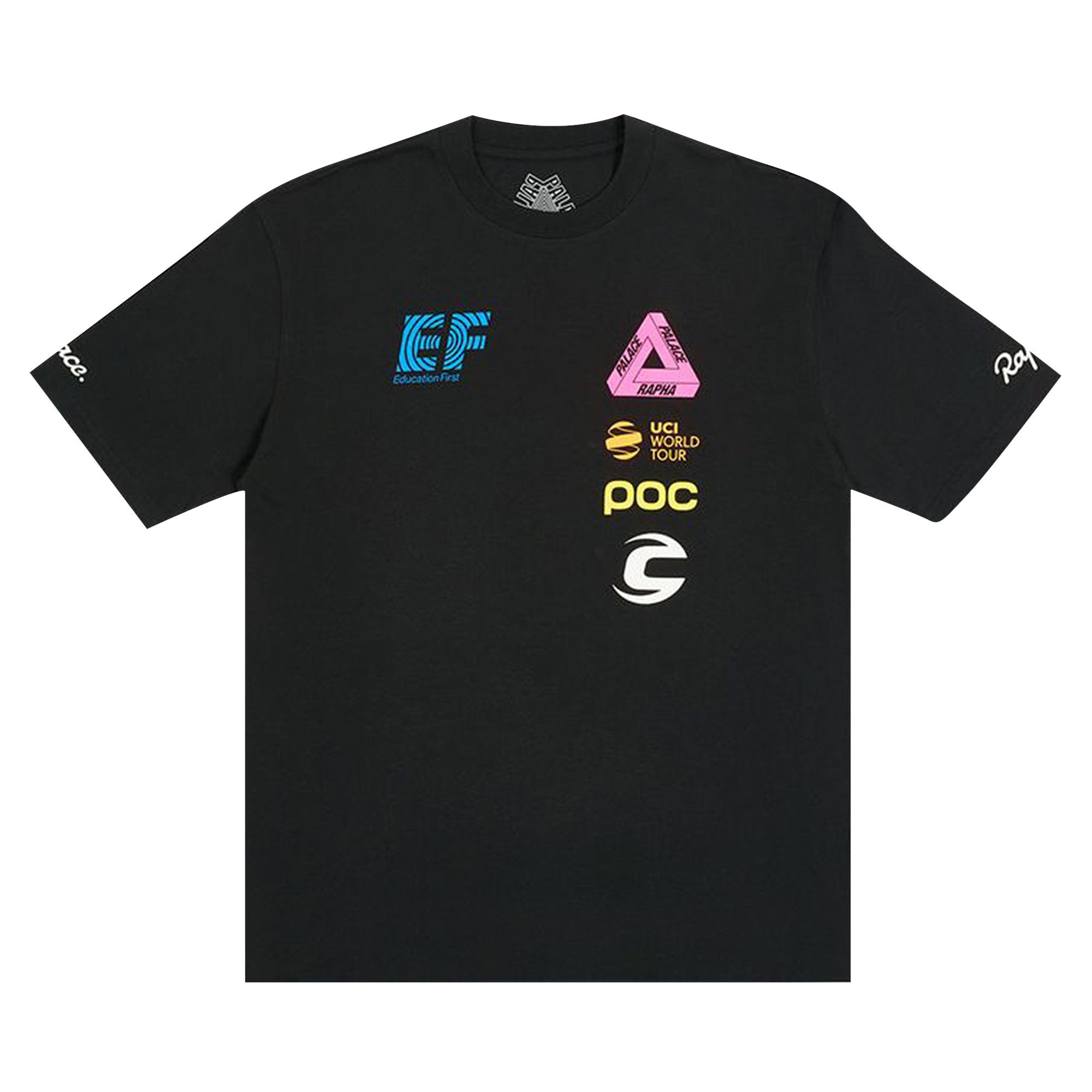 Buy Palace x Rapha Off Bike T-Shirt 'Black' - P19TS324 | GOAT