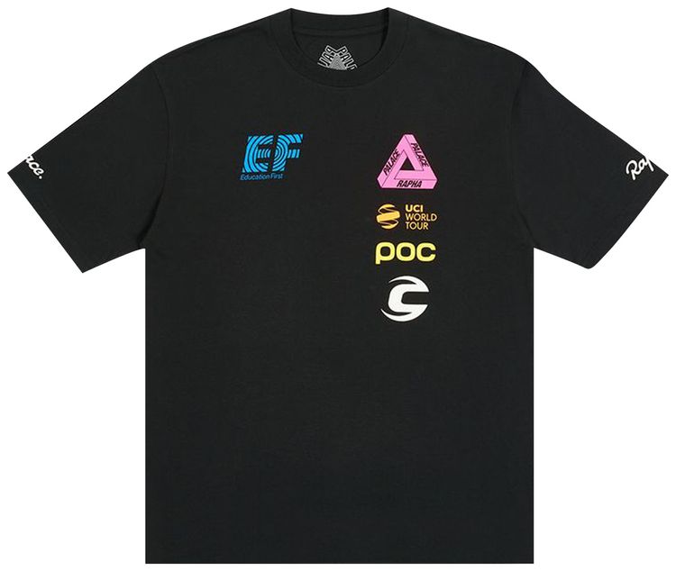 Palace x Rapha Off Bike T Shirt Black