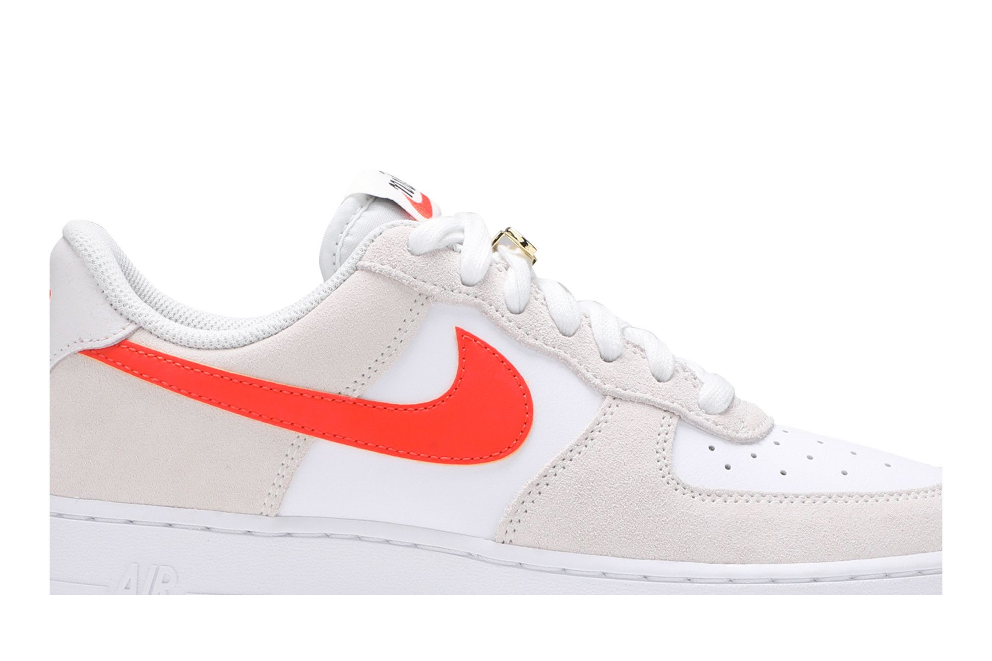 Nike air force weiß orange deals