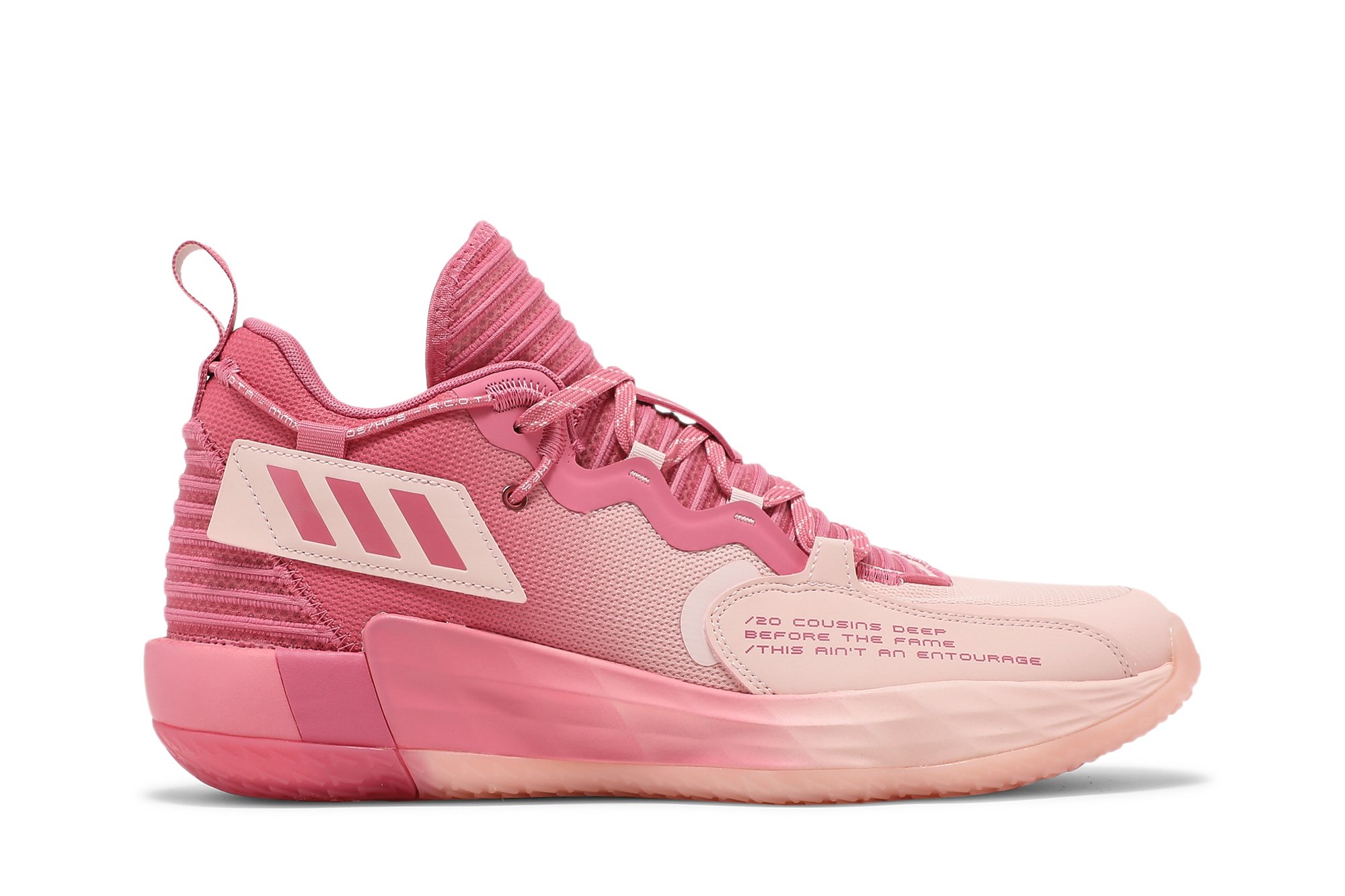 dame 7 extply shoes pink