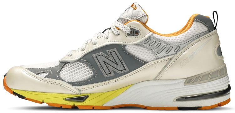 Aries x New Balance 991 Made In England Orange Silver