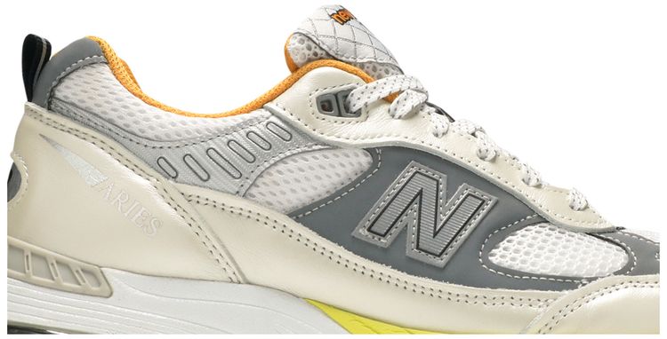 Aries x New Balance 991 Made In England Orange Silver