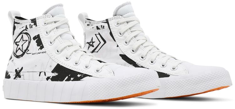 Converse UNT1TL3D Script Print   White