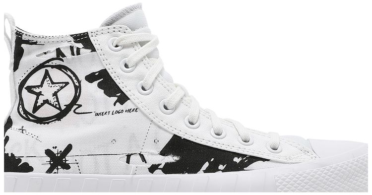 Converse UNT1TL3D Script Print   White
