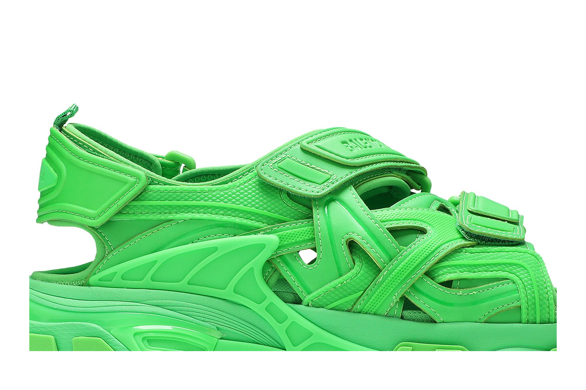 Balenciaga green sandals discount