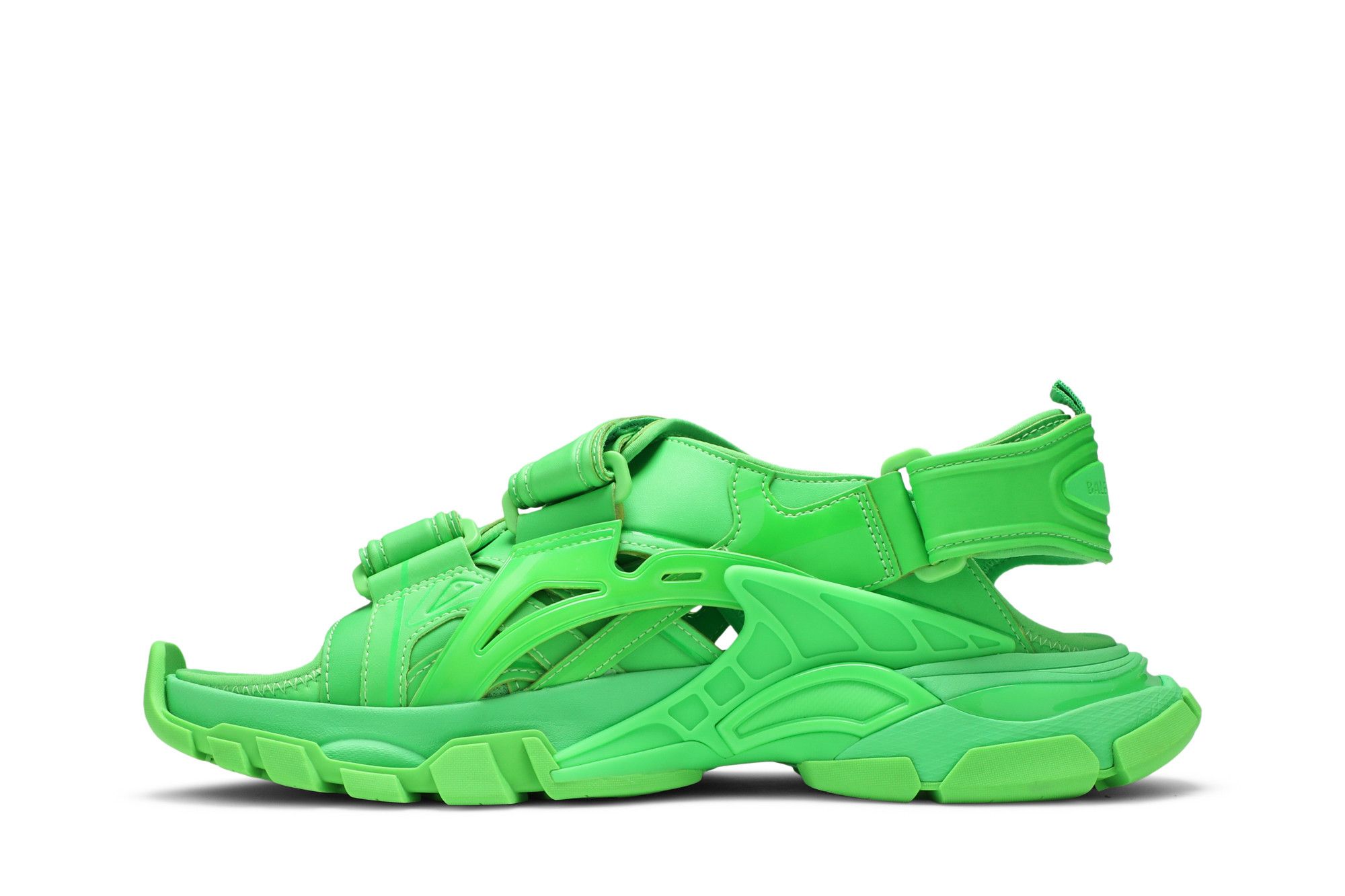 Size 11.0 Balenciaga Track Sandal Fluo Green
