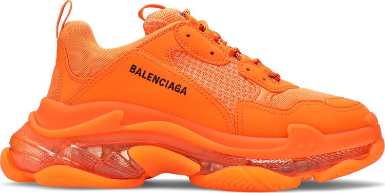 Balenciaga Triple S Sneaker 'Clear Sole - Orange' 541624W2GA17510 - KICKS  CREW