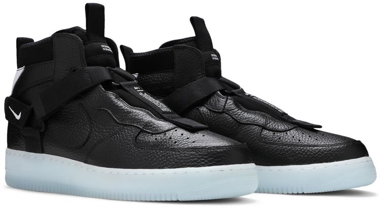 Nike Air Force 1 Mid Utility Black Half Blue
