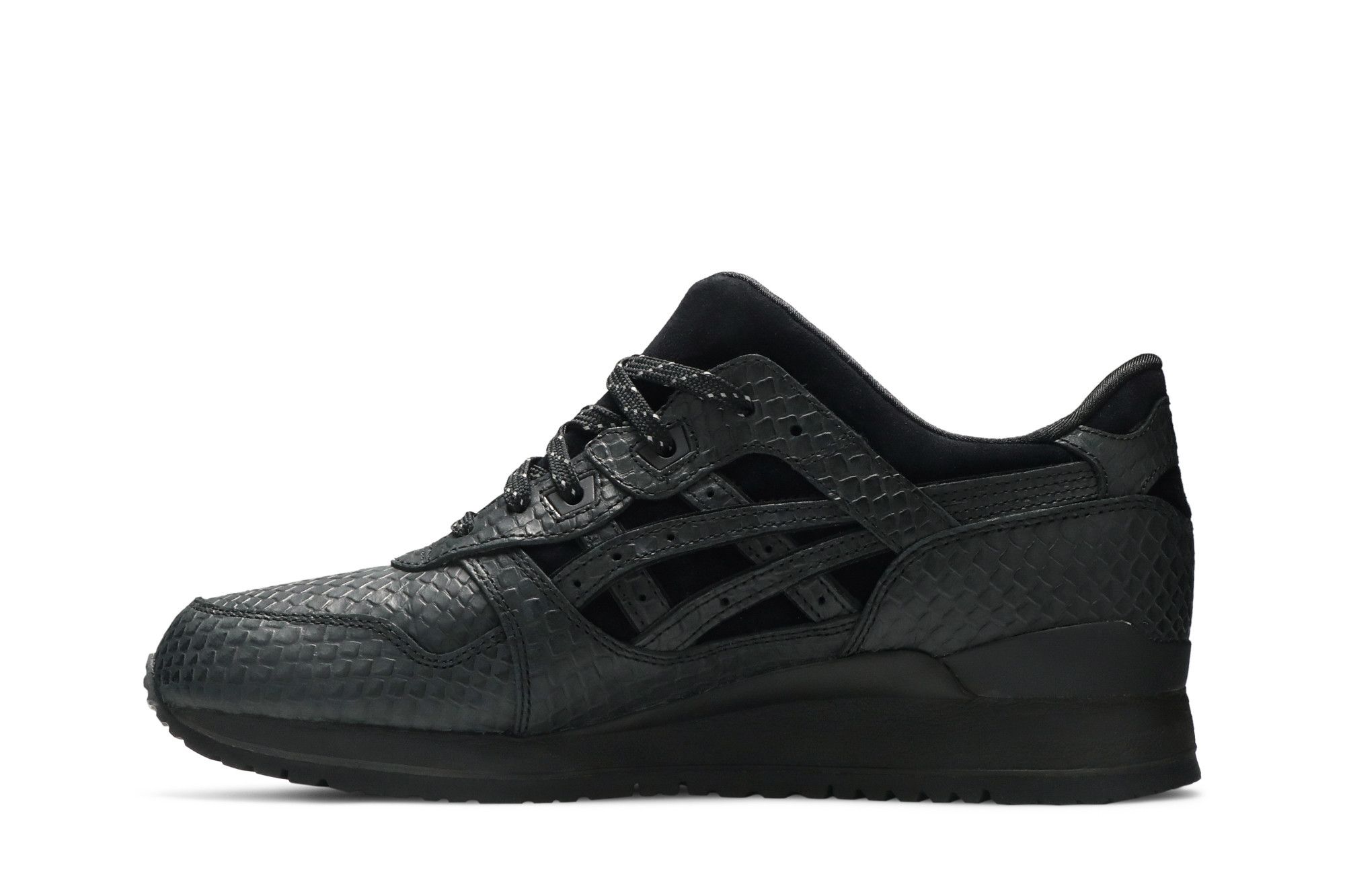 Size 4.5 Gel Lyte 3 Black Mamba